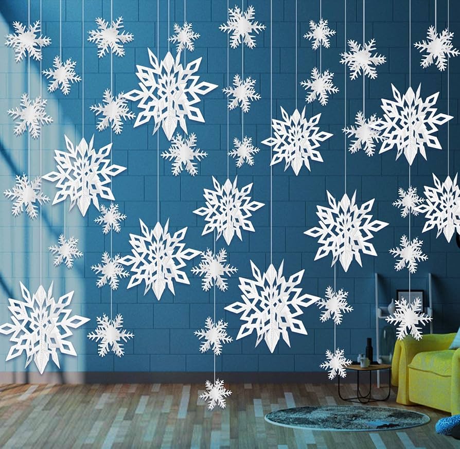 クリスマスツリー 飾り 24点セット 雪の結晶 雪花飾り 立体 冬 クリスマス Amazon.co.jp: クリスマスオーナメント 立体 雪の結晶 雪花飾り 24枚雪